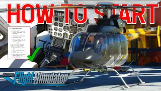 BELL 407 | How To Start Up / Shut Down | Procedure Tutorial | Microsoft Flight Simulator