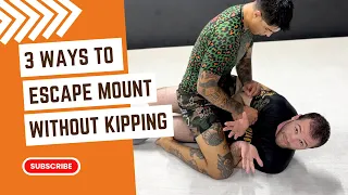 BJJ Technique: 3 Ways to Escape Mount Without Kipping