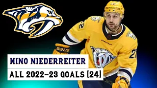 Nino Niederreiter (#22) All 24 Goals of the 2022-23 NHL Season