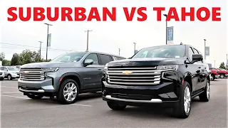 2021 Chevy Suburban Vs 2021 Chevy Tahoe: What Is The Real Difference And Which Should You Buy???