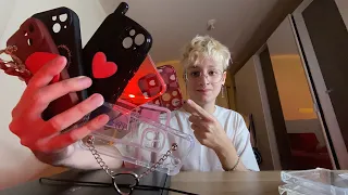 ASMR Mostrando TODAS As Capinhas NOVAS Do Celular - iPhone 13, capinhas da SHEIN