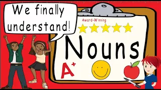 Nouns New | Award Winning Nouns Teaching Video |  Concrete Nouns | Basic Nouns