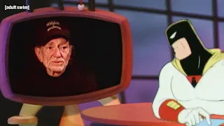 Willie Nelson's Old Kentucky Shark Interview | Space Ghost | adult swim