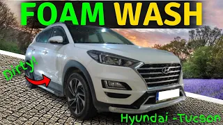 Cleaning A Dirty Hyundai | Foam Wash Tucson #car #carcleaners #automobile #carwash #cardetailing