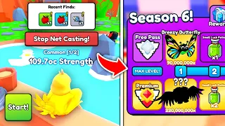 NEW Season 6 Update has INSANE Pets and OP Fishing Feature in Arm Wrestling Simulator! (Roblox)