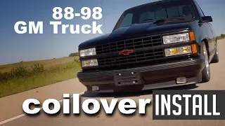 88-98 Chevy C1500 Ridetech Coilover Install - Lowered Performance Suspension