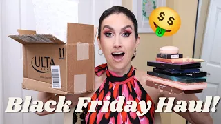 HUGE Black Friday Haul! 💸 *which also turns into a Swatch & Sip lol* 🤣