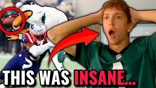 Philadelphia Eagles Fans CRAZY Full Game Live Reaction To CLOSE WIN vs The Patriots In Week 1...