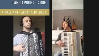 DUO ACCORDEONS - TANGO POUR CLAUDE - R. GALLIANO -Arrgt F. DA SILVA