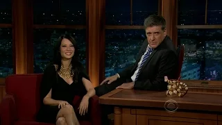 Late Late Show with Craig Ferguson 1/16/2012 Lucy Liu, Kevin Sorbo