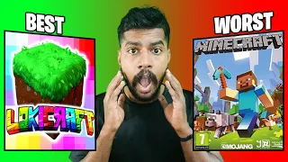 Playing The Worst MINECRAFT Games Ever