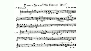 Funeral March "The Honored Dead" 1st B-flat Cornet by John Philip Sousa