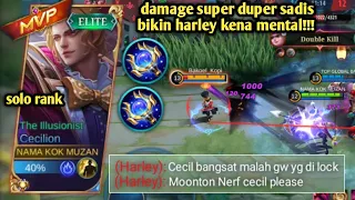 DAMAGE TERLALU SADIS!! -APAKAH BAKAL DI NERF? - BUILD CECILION TERSAKIT 2022 - MOBILE LEGENDS