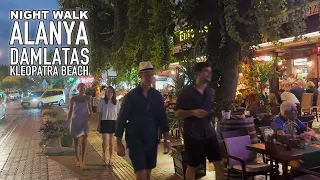 A Night Walk on Damlatas and #Kleopatrabeach in #Alanya #Damlatas #Streetwalk #nightlife
