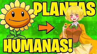 ¿QUE PASARÍA SI las PLANTAS de PvZ FUERAN HUMANAS?