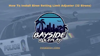 How to install Siren Setting Limit Adjuster