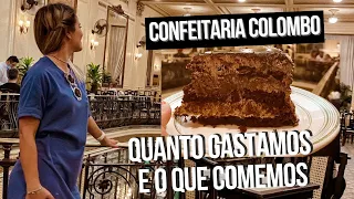 Confeitaria Colombo: Quanto gastamos e o que comemos! 🔵