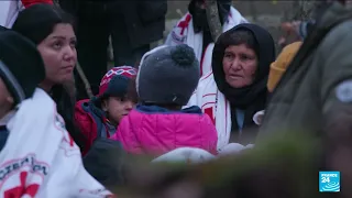 Hunger, cold and despair: Hundreds of migrants trapped in Belarus-Poland border standoff