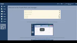 Manually setting up your Purple Mash accounts