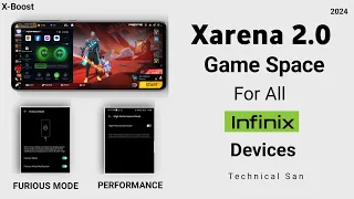 Finally Xarena 2.0 Game Space Update [ X-Boost ] For all infinix Devices 🔥