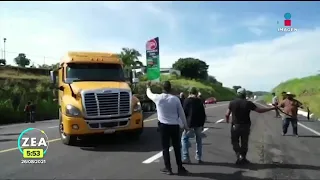 Con bloqueo, "Pueblos Unidos" exige al gobierno seguridad en Michoacán | Noticias con Francisco Zea