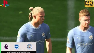 EA Sports® FC24 | Brighton vs Manchester City | Premier League Highlights | PS5 4K Gameplay