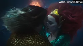 Aquaman and Mera Kissing Scene - Aquaman 2018