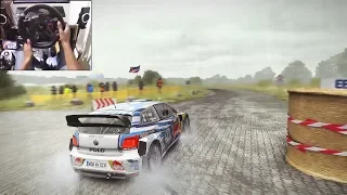 Volkswagen Polo WRC | Dirt Rally | Logitech g29 gameplay