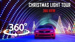 VR Christmas light in Toronto experience 360 (natural sound)