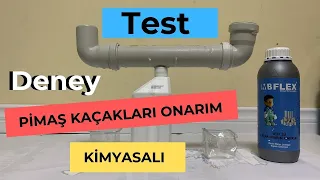 PİMAŞ KAÇAKLARINI ONARAN KİMYASAL TESTİ!/CHEMICAL TEST REPAIRING STEAK LEAKS!