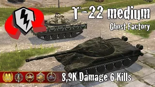 T-22 medium  |  8,9K Damage 6 Kills  |  WoT Blitz Replays