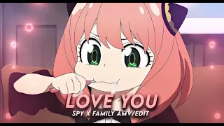 『LET ME LOVE YOU 』ANYA SPY X FAMILY  QUICK [AMV | EDIT]