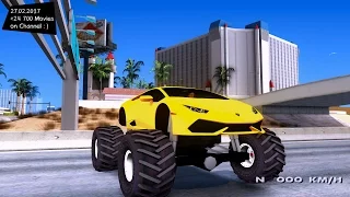 2014 Lamborghini Huracan Monster Truck - GTA San Andreas 2160p / 🔥 4K / 60FPS 🔥 _REVIEW