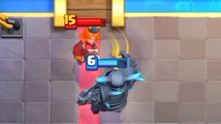 Level 15 VALKYRIE vs Level 6 PEKKA #clashroyale