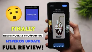 Xiaomi HyperOS Update For Redmi Note 12 Pro 5G! | 10+ Features & New Animations