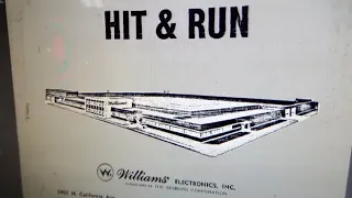 1970 Williams Hit & Run Pinball Pitch & Bat Machine Repair - What Happened To The Williams Factory?