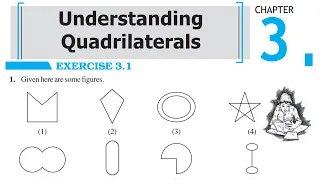 Chapter 3 Understanding Quadrilateral || Full Exercise 3.1 & Basic || Class 8 Maths RBSE CBSE NCERT