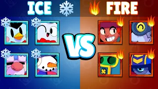 ICE vs FIRE BRAWLER | Brawl Stars