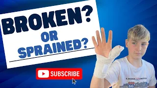 Broken or Sprained thumb?? Watch Now!