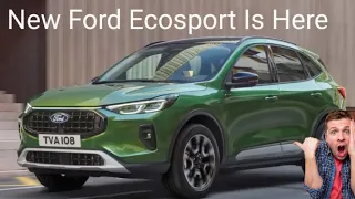 Finally Next-Gen Ford Ecosport Is Back Rival XUV 300 Facelift 2024 Ford Ecosport