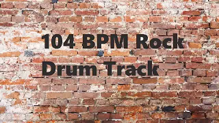 104 BPM Rock Drum Track