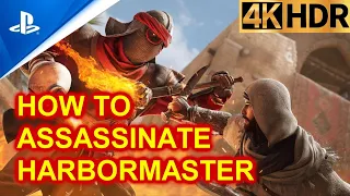 How To Easily Kill "Harbor Master" -  Assassin's Creed: Mirage -| [4K HDR] - Stealth Assassin