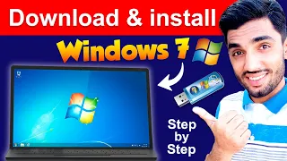 How to download + install  windows 7 in Laptop/PC from USB Pendrive  | Install windows 7 from USB