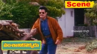 Goons Fight Balakrishna to Detonation Machinery || Vamsaniki Okkadu Telugu Movie Scenes