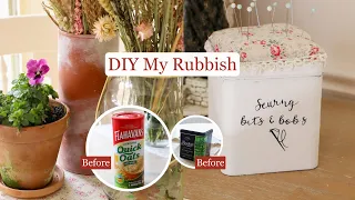 DIY my rubbish! Waste material craft ideas. Turn household items into home decor!