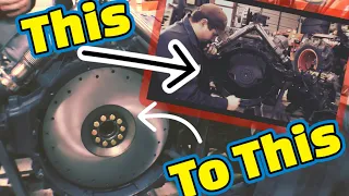 T444E Flywheel Install on 6.9 IDI