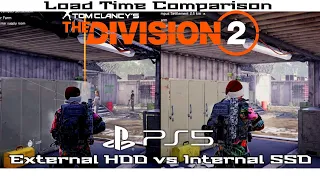The Division 2 PS5 Load Time Comparison HDD vs SSD PS4