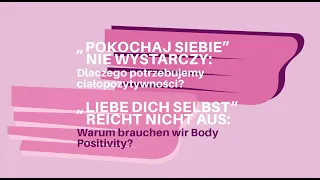 „POKOCHAJ SIEBIE” NIE WYSTARCZY. Prelekcje & dyskusja