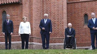 'Democracy is under attack' says Merkel at German reunification ceremony