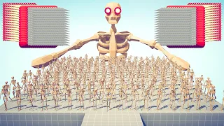 SKELETON ARMY + GIANT SKELETON vs EVERY DUO GODS - Totally Accurate Battle Simulator 2024